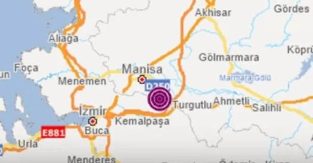Manisa Nin Sehzadeler Ilcesinde 3 7 Buyuklugunde Deprem Afad Kandilli Son Depremler Takvim
