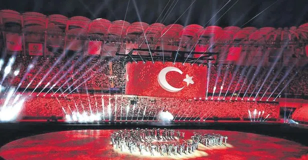 Türkiye’nin ev sahipliğini yaptığı 5. İslami Dayanışma Oyunları’nda muhteşem şölen