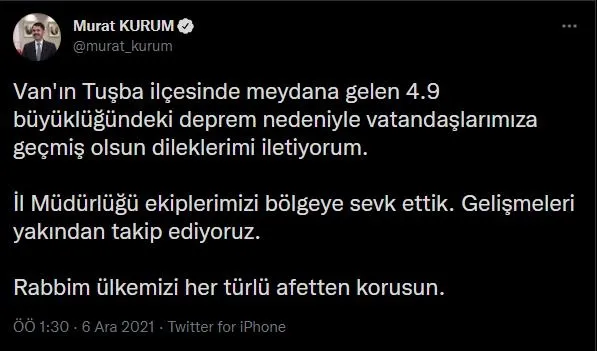 Son dakika: Van Tuşba'da korkutan deprem! AFAD Kandilli Rahsathanesi son depreler-4
