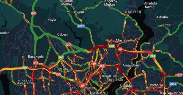 Sürücüler dikkat | İstanbul'da trafik yoğunluğu %87'ye ulaştı: O yollar trafiğe kapatıldı