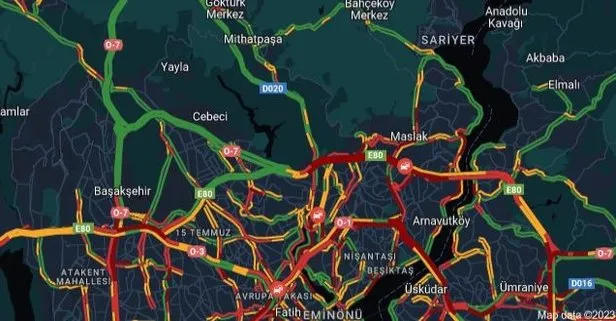 Sürücüler dikkat | İstanbul’da trafik yoğunluğu %87’ye ulaştı: O yollar trafiğe kapatıldı