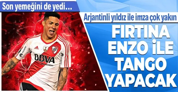 Trabzonspor yönetimi Arjantinli yıldızı imzaya çağırdı! Kop gel Enzo Perez