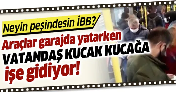 İBB'nin sefer sayılarını azaltması sonrası metrobüste pes dedirten görüntü! Vatandaş isyanda