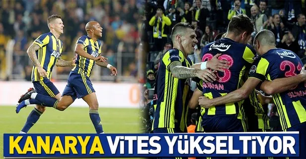Kanarya vites yükseltiyor | Fenerbahçe: 2 - A.Alanyaspor: 0 Maç sonucu