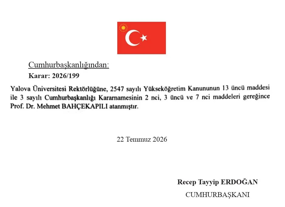 Başkan Erdoğan imzaladı! YÖK ve 8 üniversiteye yeni atamalar Resmî Gazete'de-11