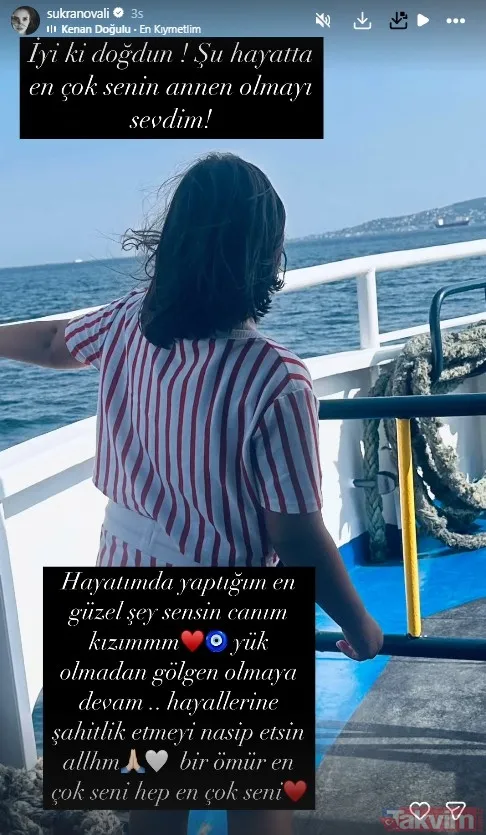 Şükran Ovalı’dan kızına duygusal doğum günü mesajı: Yük olmadan gölgen olmaya devam... - 4
