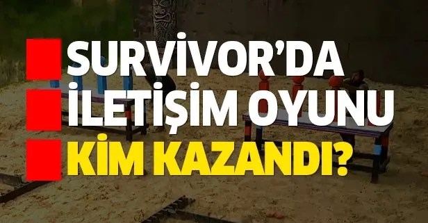 30 Haziran Survivor iletişim oyunu kim kazandı? Survivor iletişim ödülünü hangi takım kazandı?