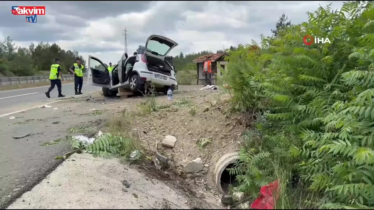 Karabük'te feci kaza: 1 ölü 3 yaralı