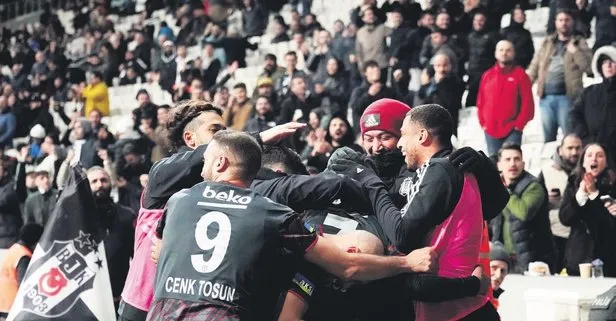 Ziraat Türkiye Kupası 5. turunda Beşiktaş 5 dakikada 3 gol atarak maçı aldı