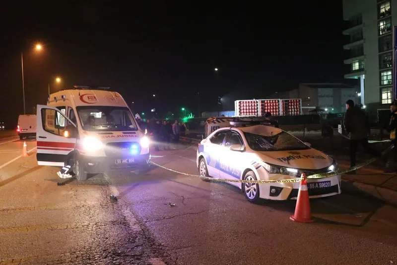 Samsun'da kaza sonrası kaçan aracın çarptığı polis memuru şehit oldu-5