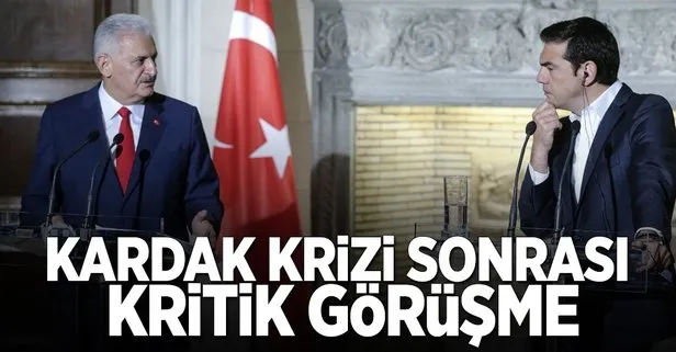 Başbakan Yıldırım, Çipras ile görüştü