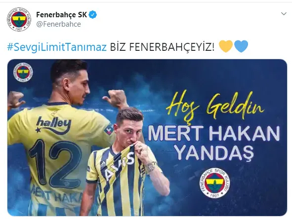 Son dakika... Fenerbahçe Mert Hakan Yandaş transferini resmen duyurdu