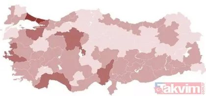 İstanbul’un corona virüs salgınında en riskli ve en az riskli ilçeleri hangisi? İşte İstanbul’un korona haritası...