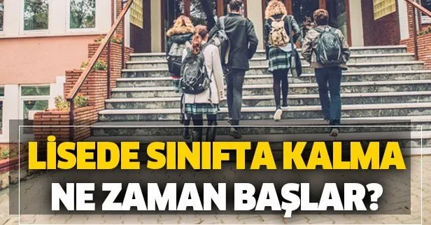 Sınıfta kalma sistemi geri geldi! Lisede sınıfta kalma ne zaman uygulanacak?