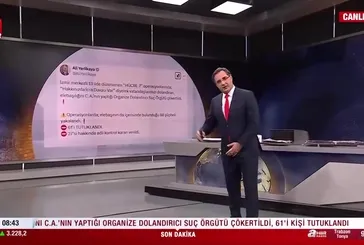13 ilçe çete operasyonu: 61 kişi tutuklandı