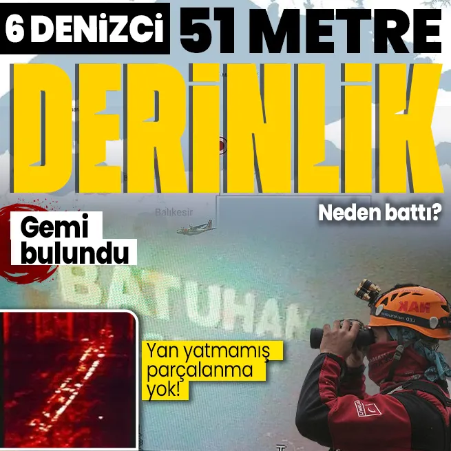 SON DAKİKA | Marmara Denizinde batan kargo gemisi bulundu! Dalış gerçekleşecek