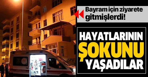 Ziyarete gittiler hayatlarının şokunu yaşadılar