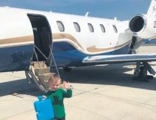 Vida’dan ailesine özel uçak