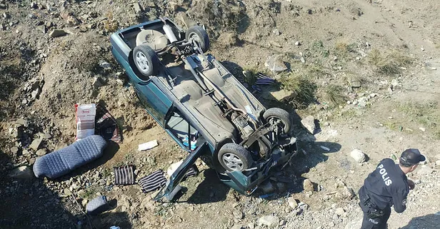 Konya’da feci kaza! Otomobil köprüden uçtu