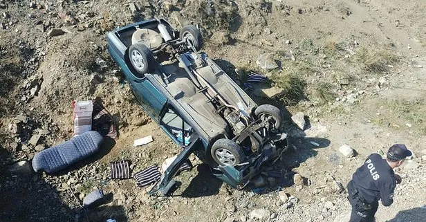 Konya’da feci kaza! Otomobil köprüden uçtu