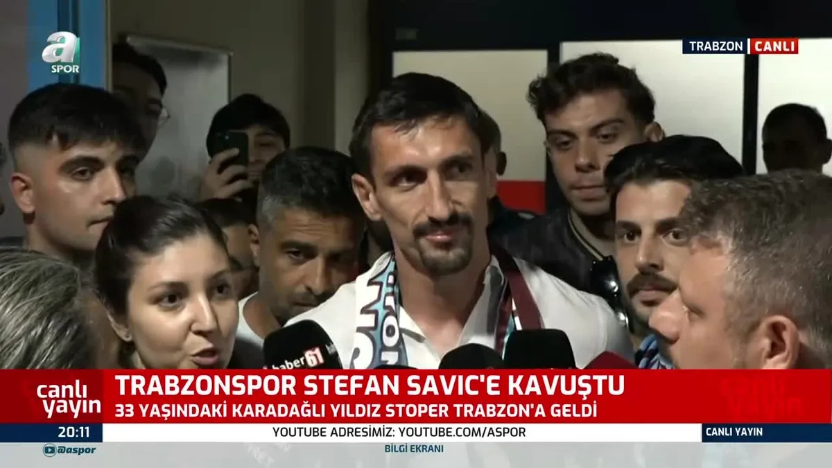 Trabzonspor Stefan Savic'e kavuştu!