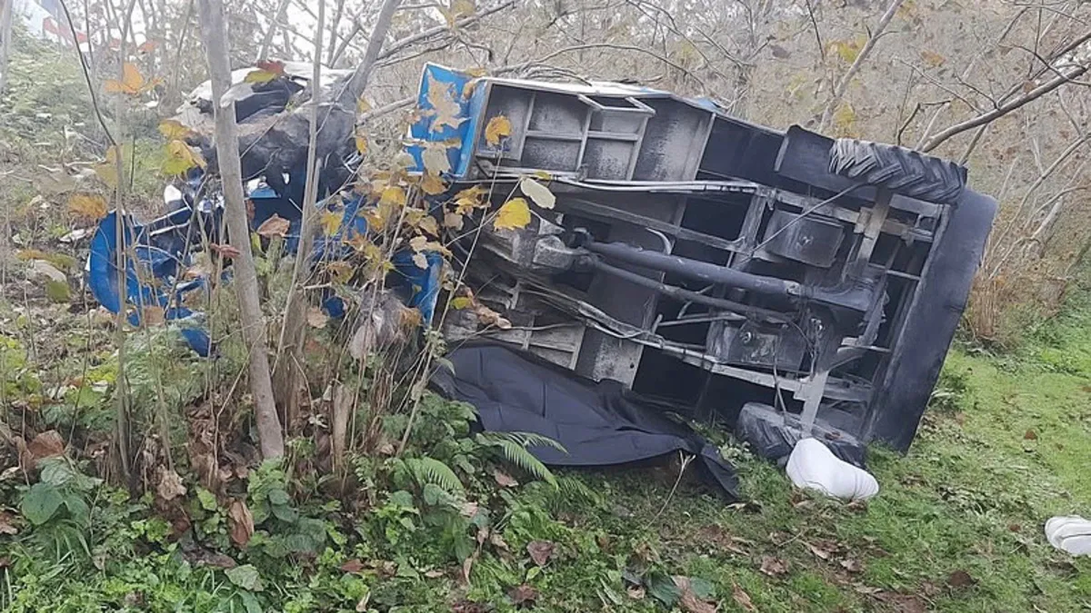 Ordu'da trajik kaza: 1 ölü, 2 yaralı