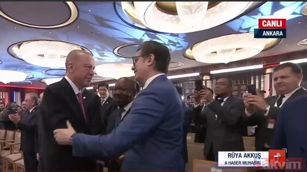 Külliye'de tarihi anlar! Başkan Erdoğan liderlerle tek tek tokalaştı: Paşinyan, Aliyev'in arkasına oturtuldu - 36