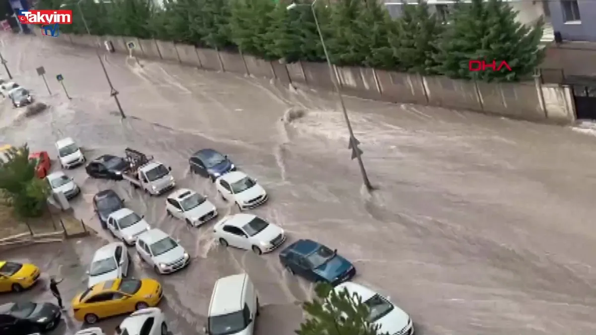 Ankara'da sel!