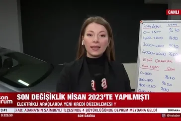 Elektrikli araçlarda kredi düzenlemesi!