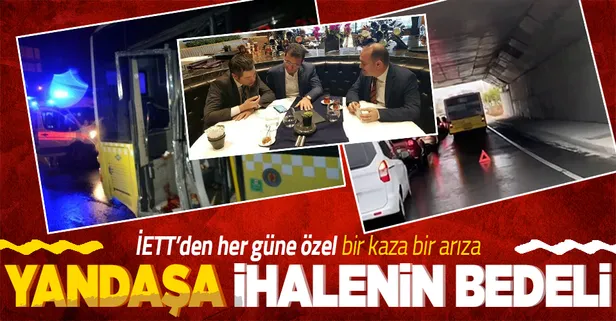 İETT skandallarında bugün: Avcılar'da kaza Başakşehir'de arıza! Arkadaşa 1 milyar TL'lik ihale