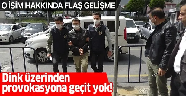 Tehdit olayının şüphelisi adliyeye getirildi