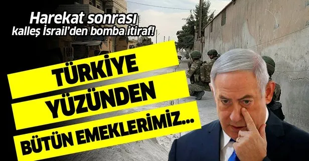 Barış Pınarı Harekatı sonrası İsrail'den bomba itiraf!