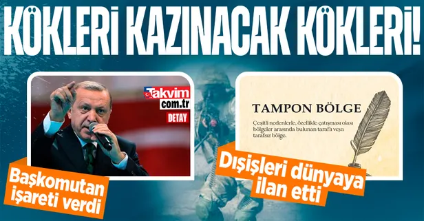 Başkan Erdoğan 'hepsinin kökünü kazıyacağız' demişti! Dışişleri Bakanlığı'ndan dünyaya 'tampon bölge' vurgulu operasyon mesajı