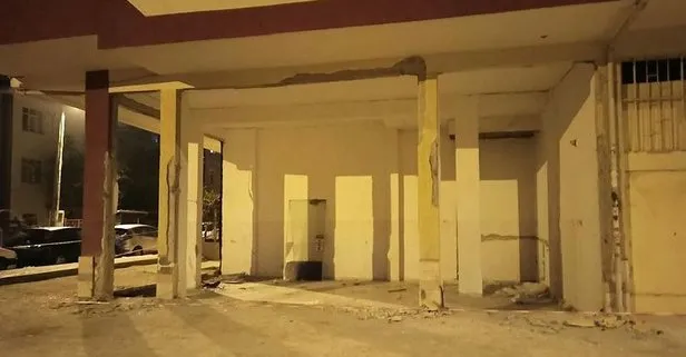 Son dakika: Ankara’da gece yarısı korku dolu anlar! Kolonları çatlayan apartman tahliye edildi