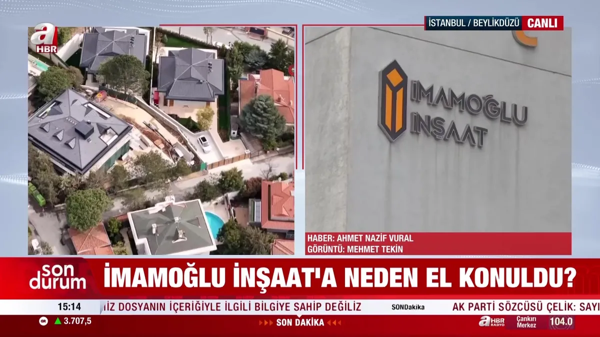 İmamoğlu inşaat'a neden el konuldu?