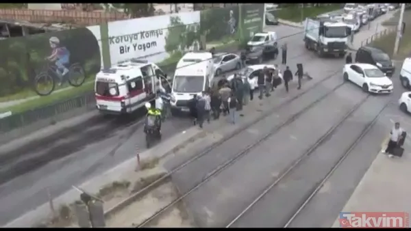 Tramvay yolunda kaza: Facianın eşiğinden dönüldü! - 13