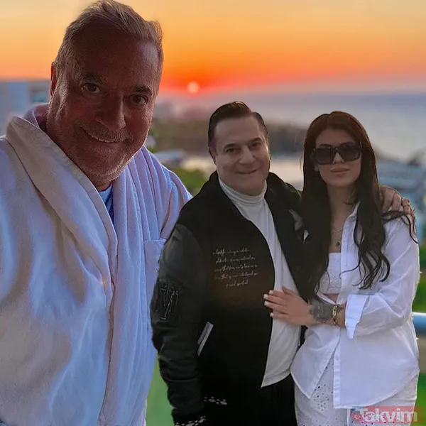 Gülseren Ceylan’la sarmaş dolaş bayram mesajı... 3 çocuk babası Mehmet Ali Erbil 40 yaş küçük aşkıyla yatak odasından paylaştı! - 1