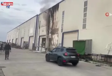 Tekirdağ’da iş yerinde korkutan yangın