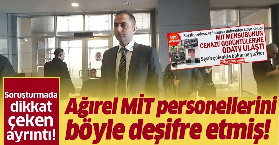 Yeniçağ yazarı Murat Ağırel MİT personellerini böyle deşifre etmiş! İsimleri 'Case Officer' diyerek..