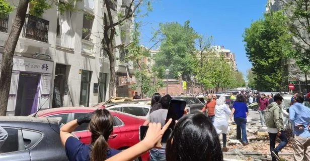 İspanya’nın başkenti Madrid’de patlama! Çok sayıda yaralı var