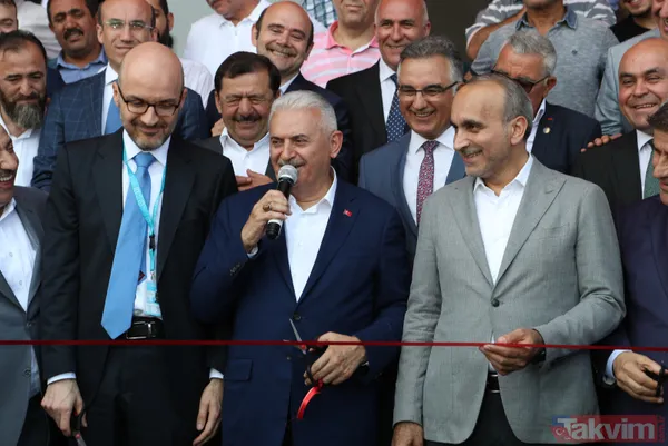 Binali Yıldırım havalimanı taksisinin direksiyonuna geçti - 23