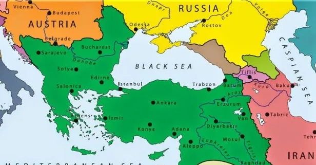 623 Yılda Harita İşte Böyle Şekillendi! Osmanlı Dönemindeki Şehir İsimleri Ortaya Çıktı