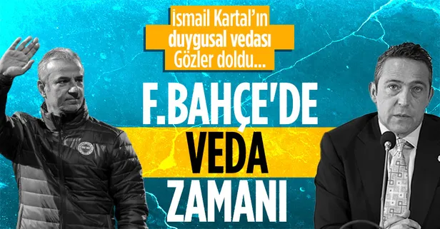 İsmail Kartal, Jorge Jesus'un göreve gelmesinin ardından Fenerbahçe'den ayrıldı! Duygusal anlar...