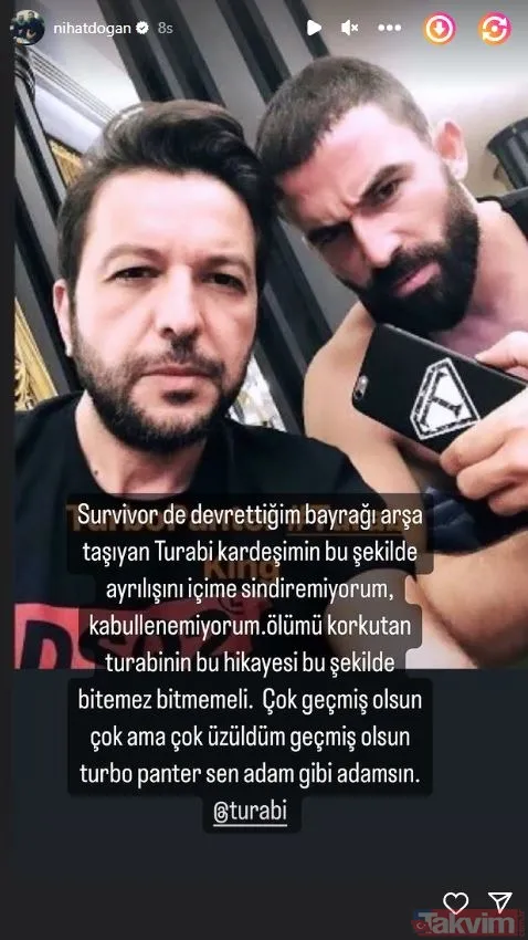 Turabi Survivor'dan ayrıldı! Nihat Doğan’dan jet hızıyla gelen açıklama dikkat çekti! “İçime sindiremiyorum!” Meğer Survivor'da... - 10