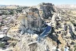 Kapadokya’da bir kaya daha düştü!