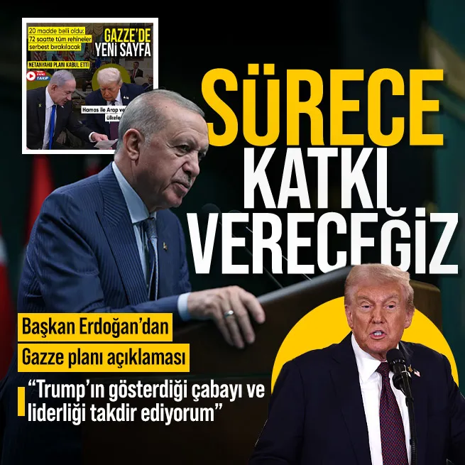 Başkan Erdoğan’dan Trump’a Gazze takdiri: Gösterdiği çabayı ve liderliği takdir ediyorum