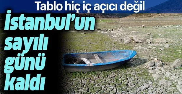 İstanbul’a hiç yağmur yağmazsa 100 günlük suyu kaldı
