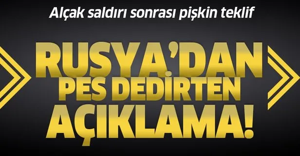 Son dakika: İdlib’deki saldırıyla ilgili Rusya’dan ilk açıklama