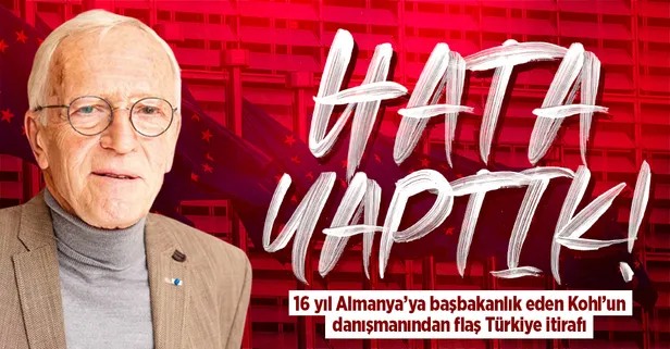 Emekli Alman Büyükelçi Bitterlich'ten flaş Türkiye itirafı: Hata yaptık