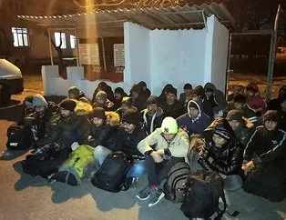 Dur ikazına uymayan minibüste yakalandılar